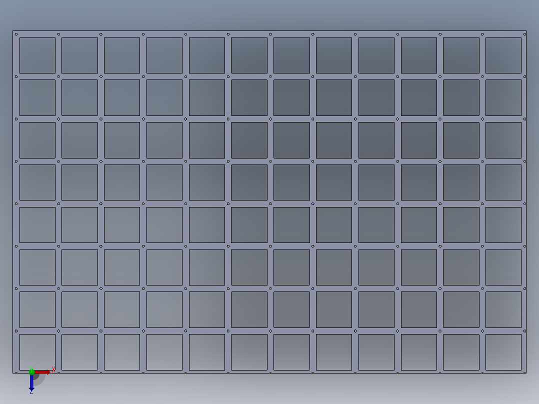 装饰灯架设计俯视图