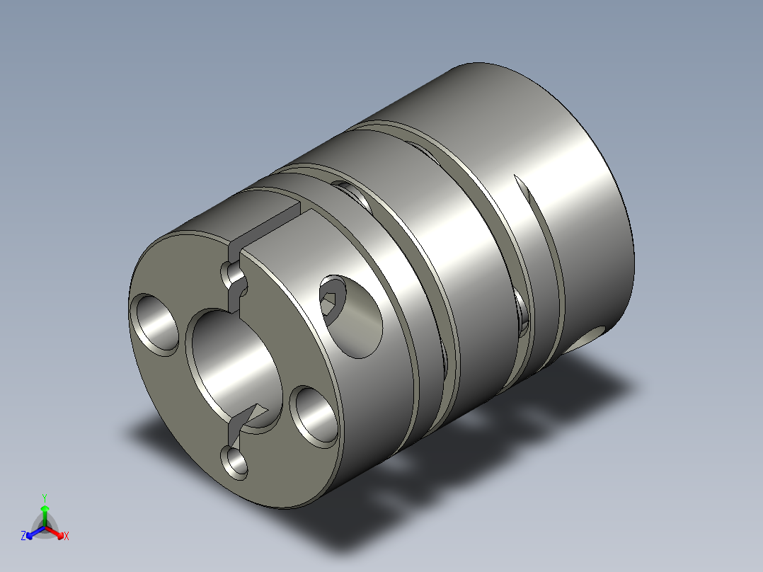SFC-010DA2-8B-8B正等轴测图