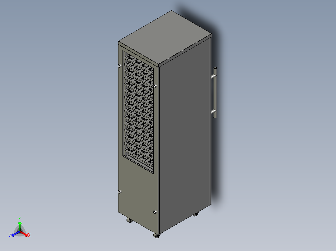 上支架料车正等轴测图