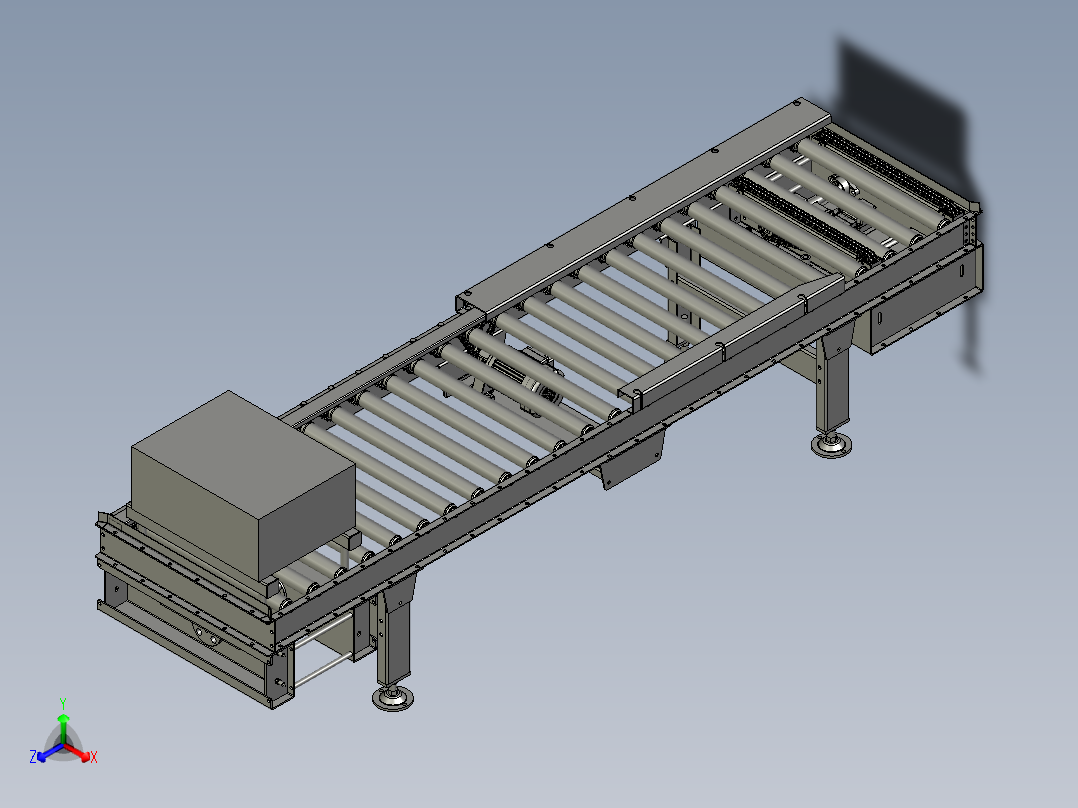 JGS03-0000GS输送机3正等轴测图