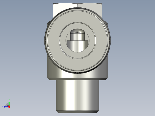 LM18A001外六角肘节接头PH801右视缩略图