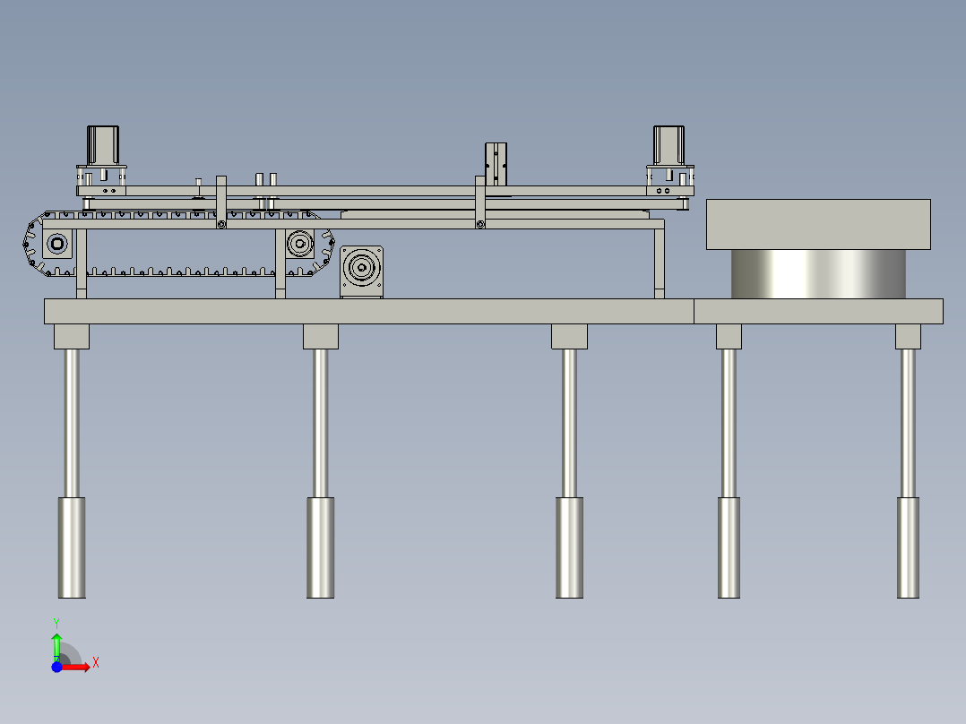 具有和面功能的面条机前视图