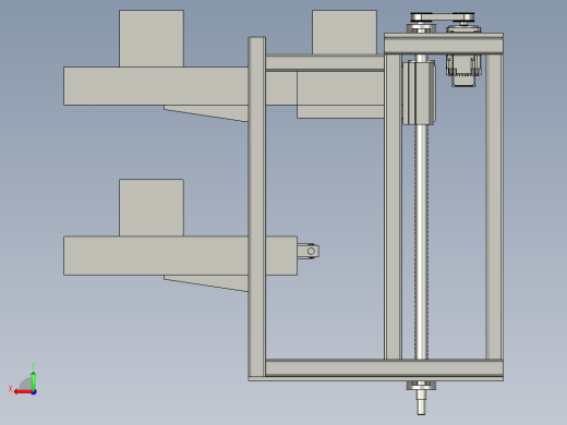 自动升降输送平台设计后视缩略图