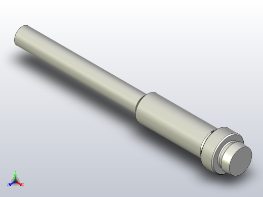 圆柱形标准功能型电感式传感器[ISLR04QAFDNO-E1]正等轴测缩略图