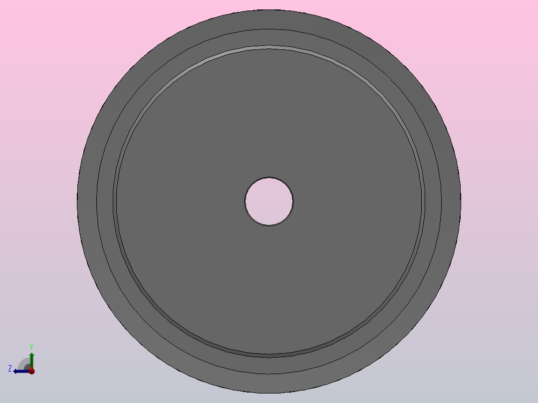 标准型梯形齿同步带轮T10型_ST10HC-28-50-dc12-A右视图