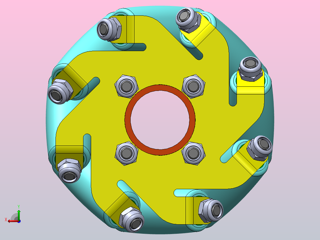 麦克纳姆轮后视图