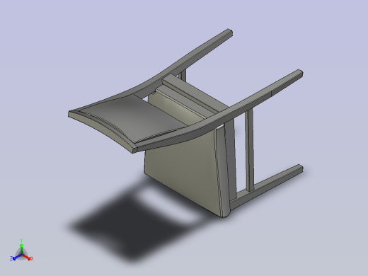 椅子正等轴测缩略图