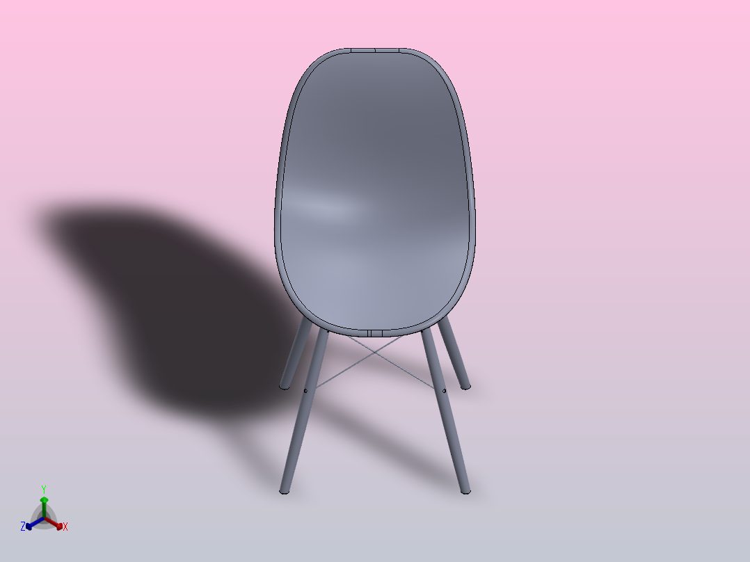 椅子正等轴测图