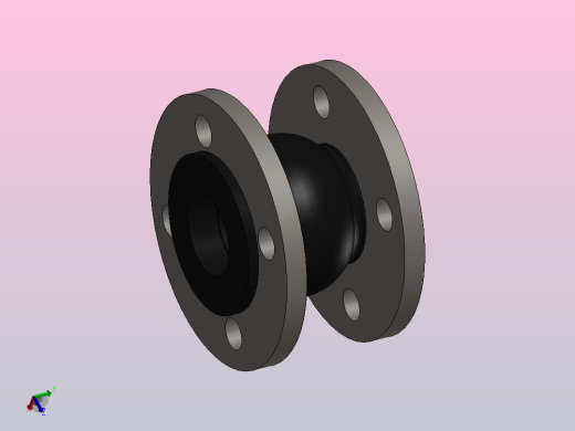 可曲挠体橡胶接头DN40