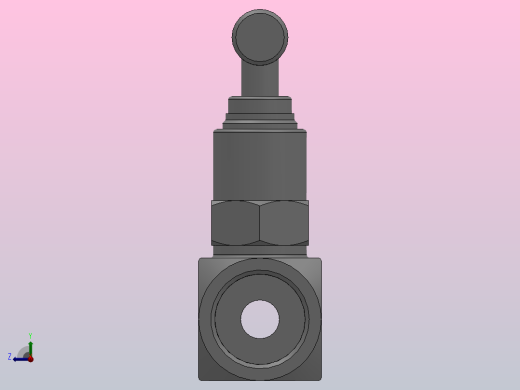 J13W-1系列针型阀、仪表阀[J13W-1-1系列针型阀、仪表阀]右视缩略图