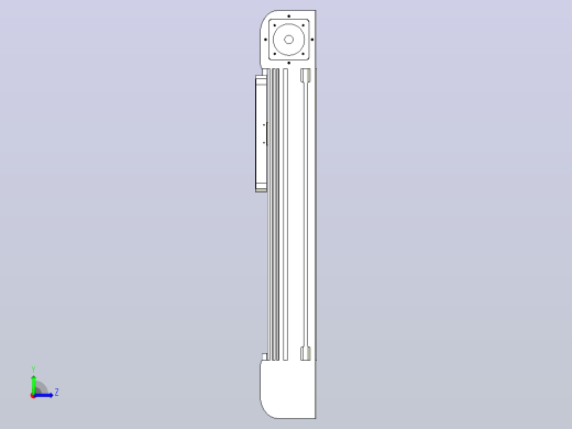 带式直线轴半闭式TPA-ONB-140-256-L350-DL-J90-N3左视缩略图