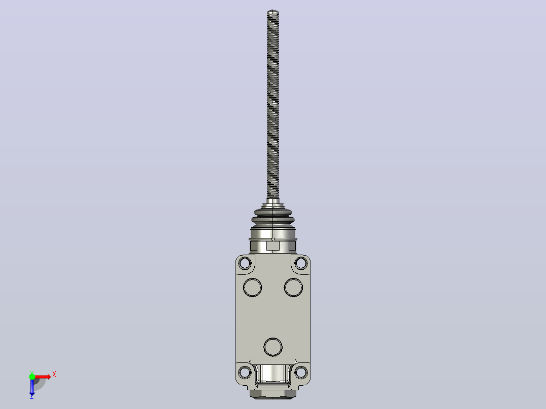 行程开关传感器TZ-5106俯视图
