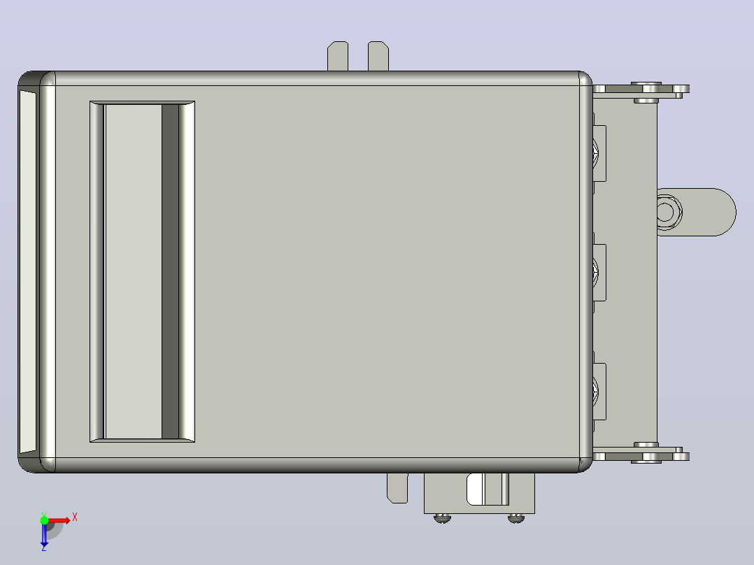 HR5-100_31 3P熔断器式隔离开关三维模型202011俯视图