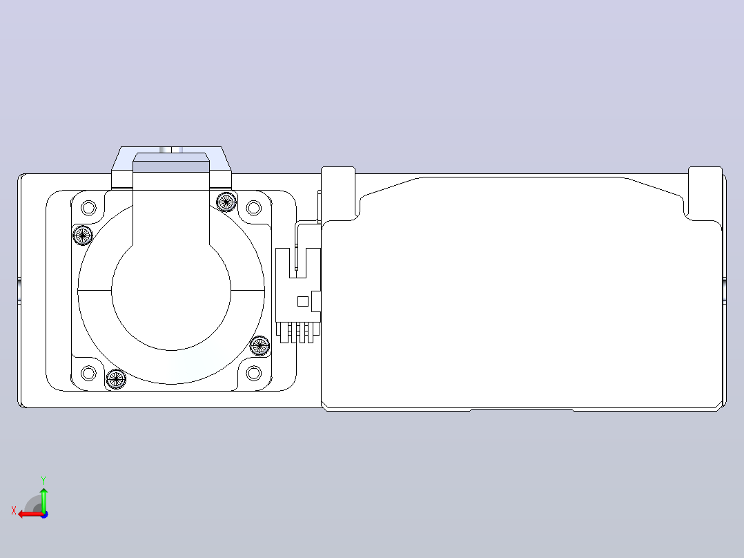 日规模组半封闭丝杆TPA-HNR-120D-1610C-L900-MR-Y-P40-N3后视图