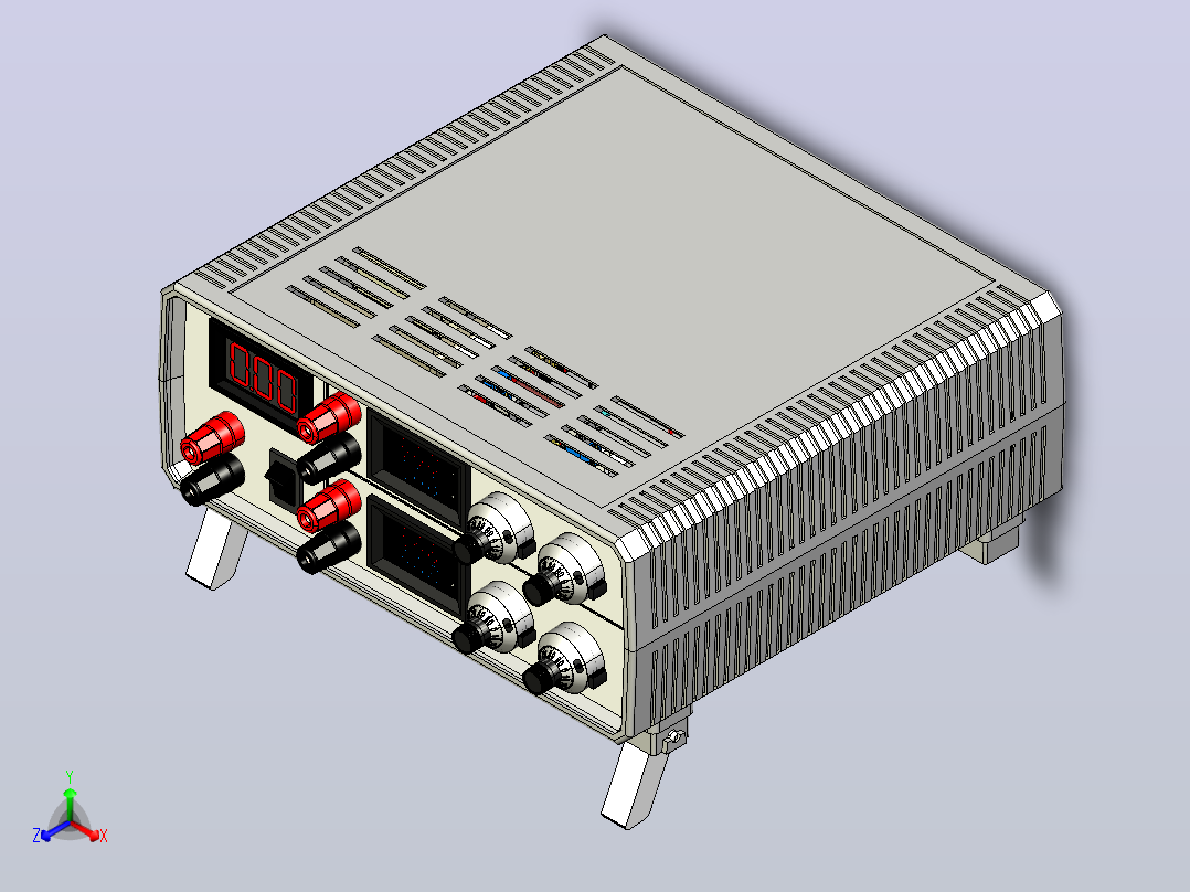 双电源 0 至 30V 和元件测试仪，内部布线齐全主视图