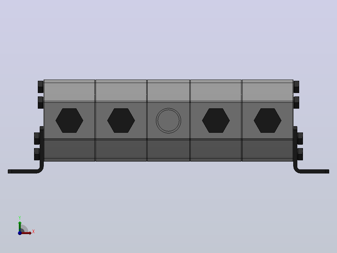 FMA＊-4R＊＊分流器[FMA-4R2.1G]前视图