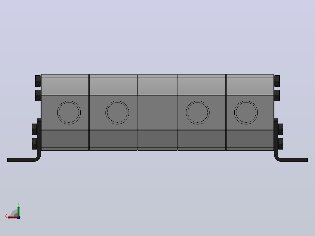 FMA＊-4R＊＊分流器[FMA-4R2.1G]后视图