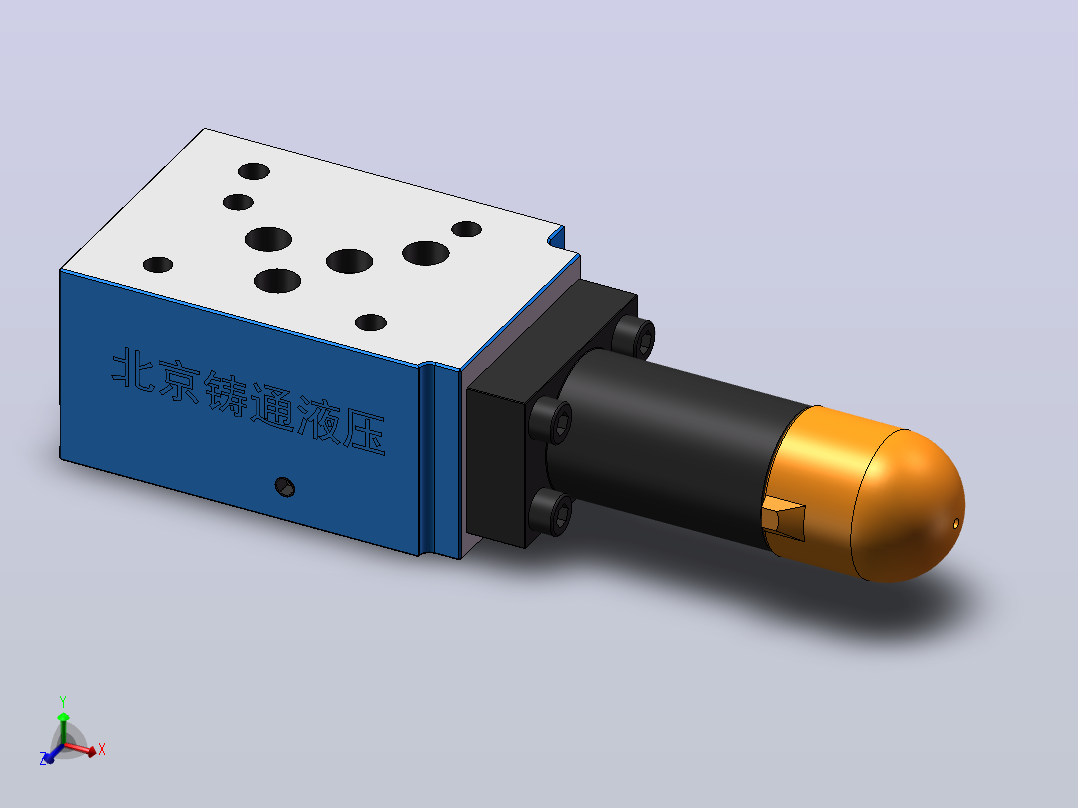 ZDR10DA2-YM 叠加式直动减压阀主视图