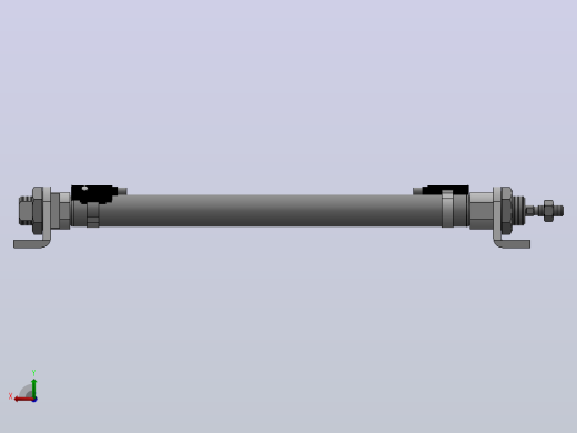 气缸MI16x185SCALB(0)+(CS1-M-2)后视缩略图