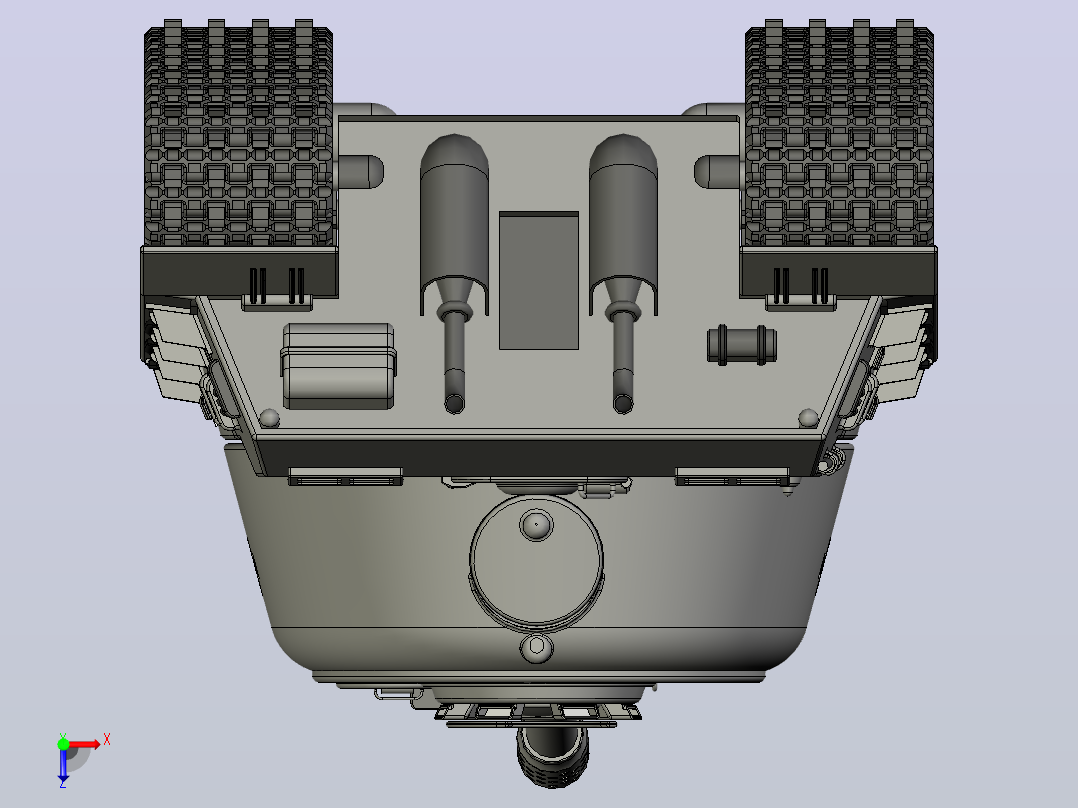狮式 坦克 战车 panzerkampfwagen vii lowe NVENTOR stp igs俯视图
