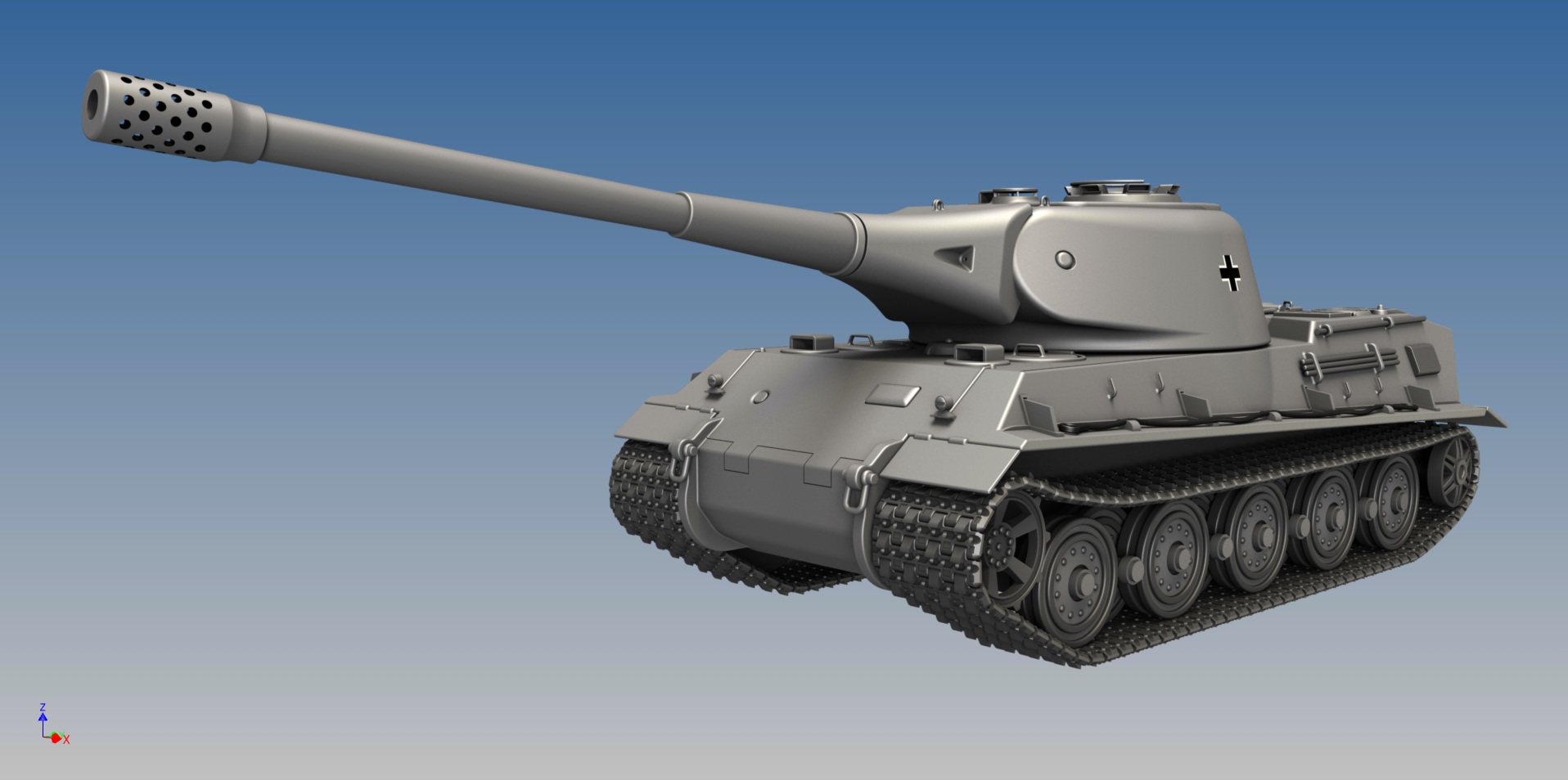 狮式 坦克 战车 panzerkampfwagen vii lowe NVENTOR stp igs