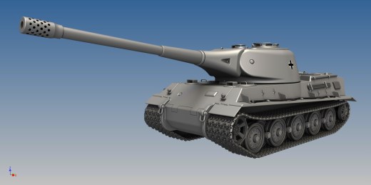 狮式 坦克 战车 panzerkampfwagen vii lowe NVENTOR stp igs缩略图