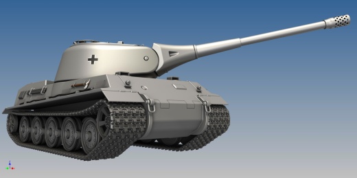 狮式 坦克 战车 panzerkampfwagen vii lowe NVENTOR stp igs缩略图