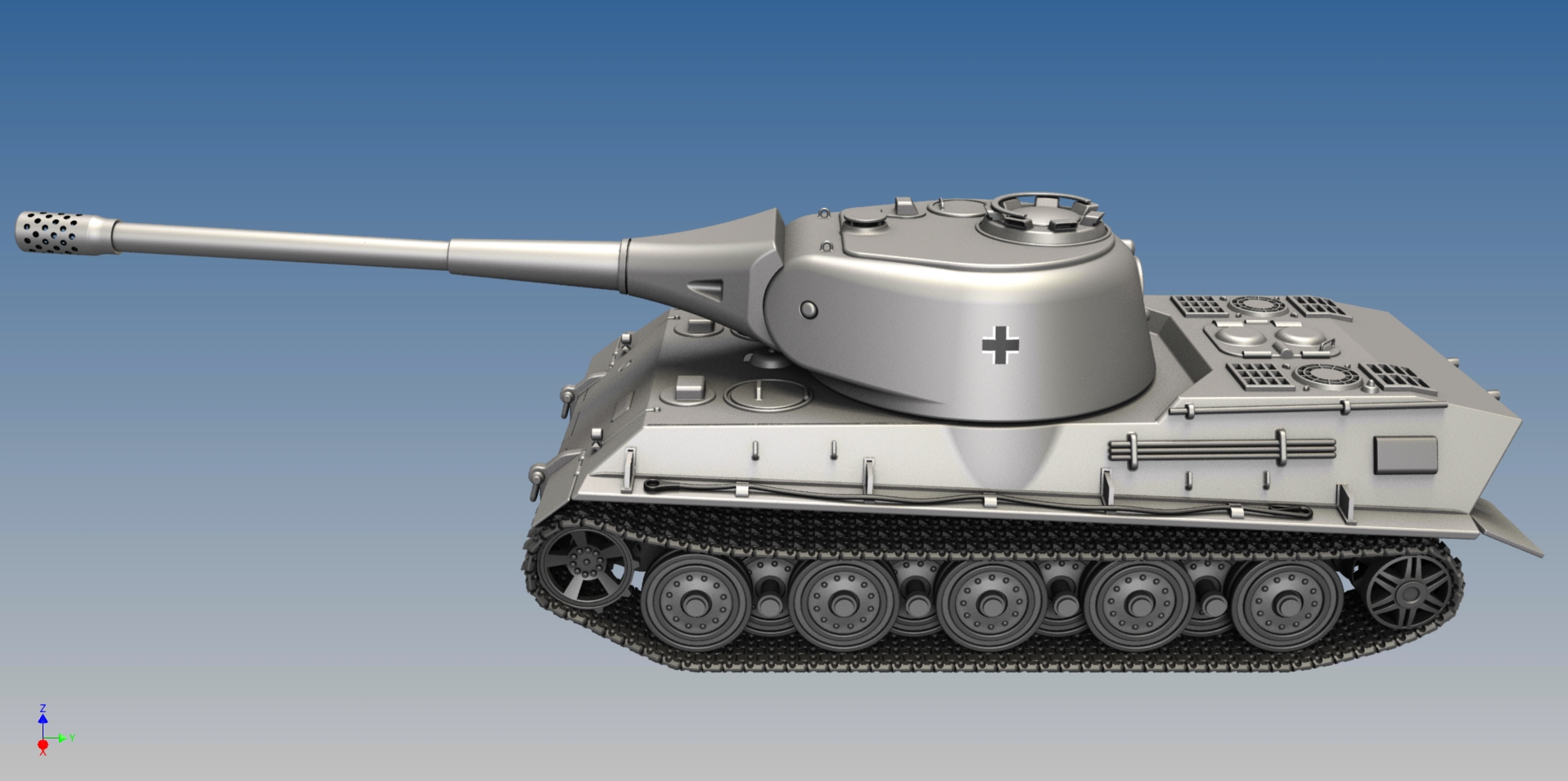 狮式 坦克 战车 panzerkampfwagen vii lowe NVENTOR stp igs