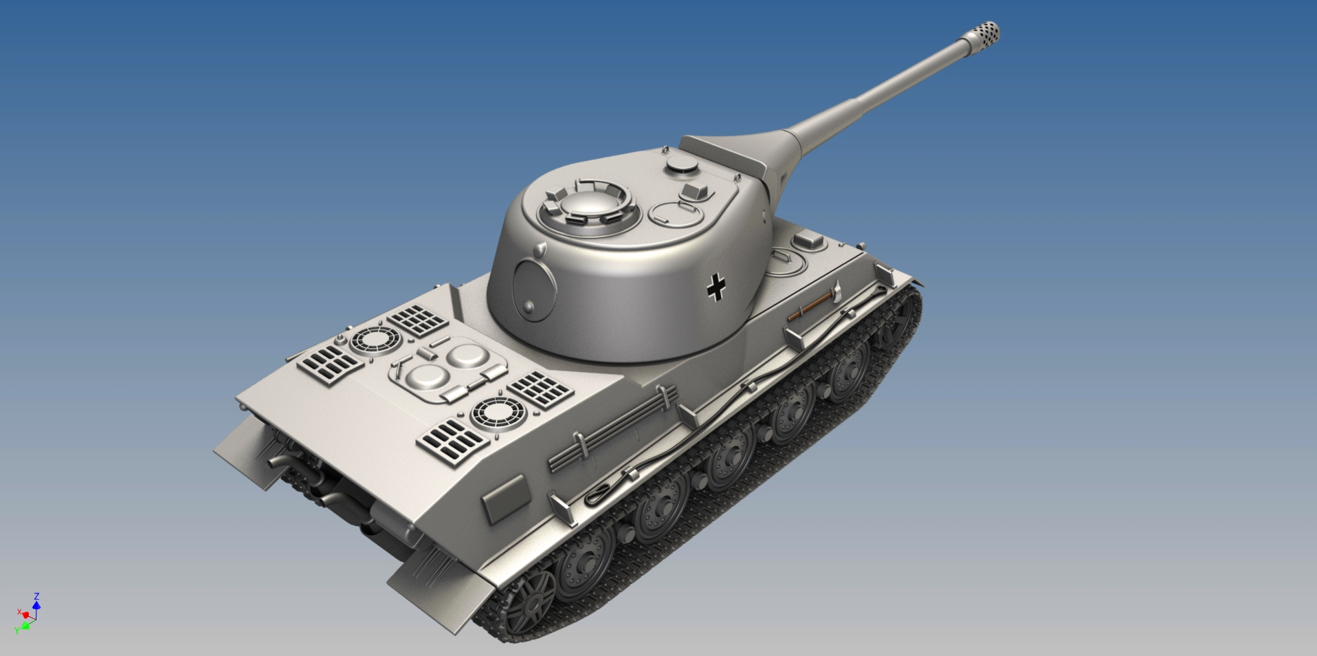 狮式 坦克 战车 panzerkampfwagen vii lowe NVENTOR stp igs