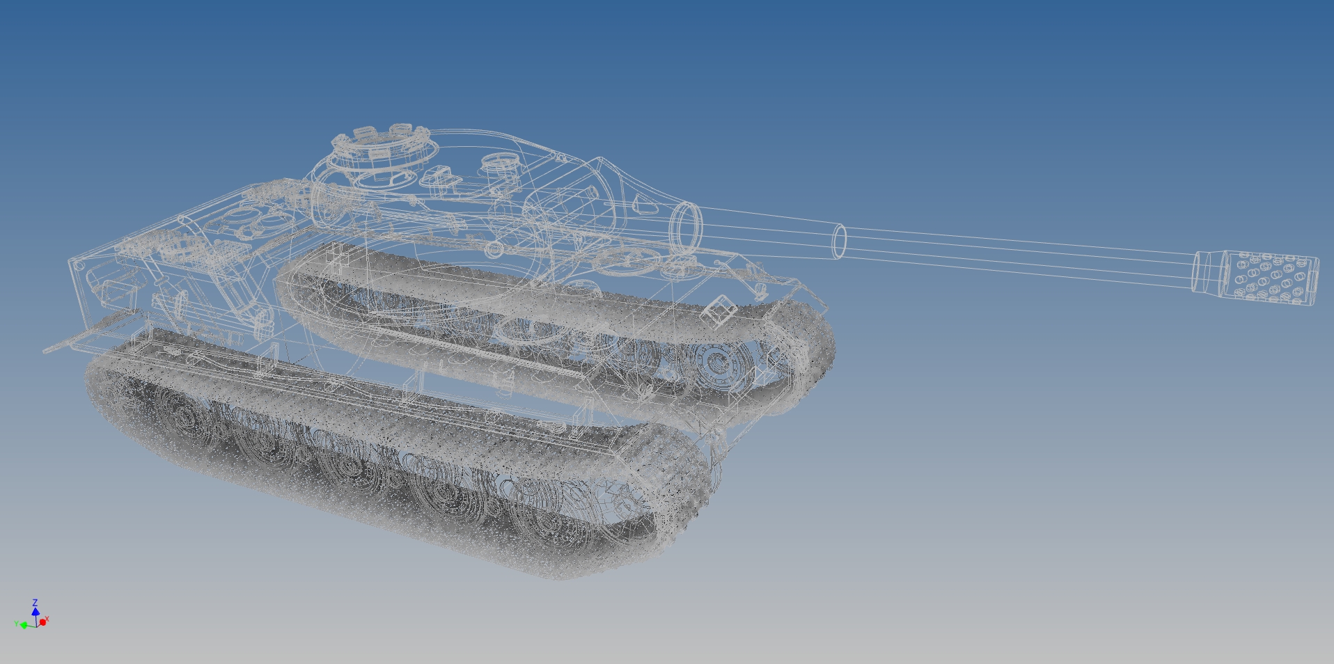 狮式 坦克 战车 panzerkampfwagen vii lowe NVENTOR stp igs