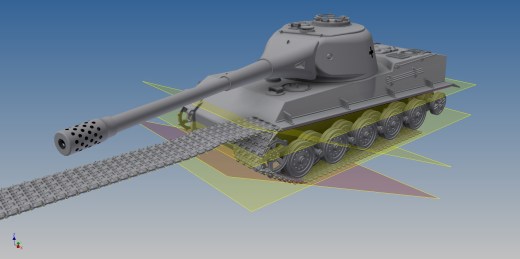 狮式 坦克 战车 panzerkampfwagen vii lowe NVENTOR stp igs缩略图