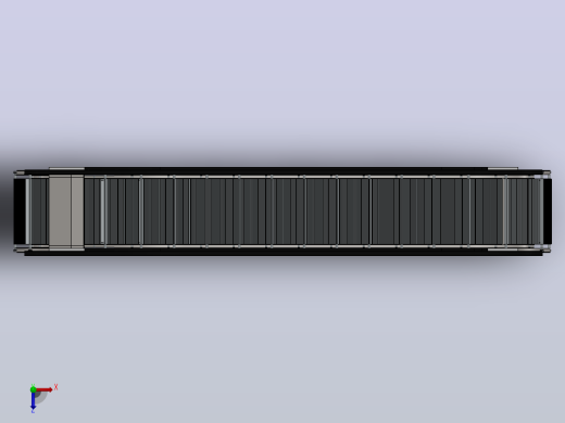 SolidWorks自动扶梯驱动装配和动画俯视缩略图