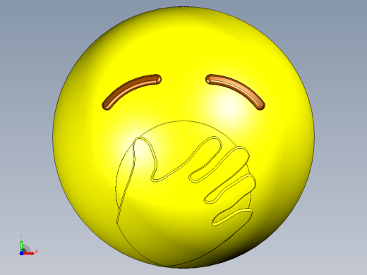 EMOJI - 打哈欠前视缩略图