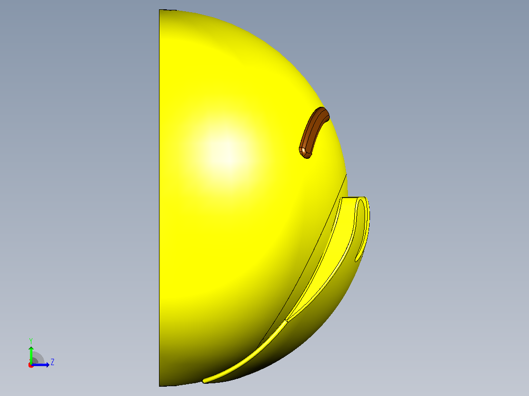 EMOJI - 打哈欠左视图