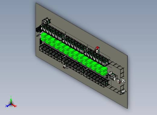 电池充电测试流水线step格式
