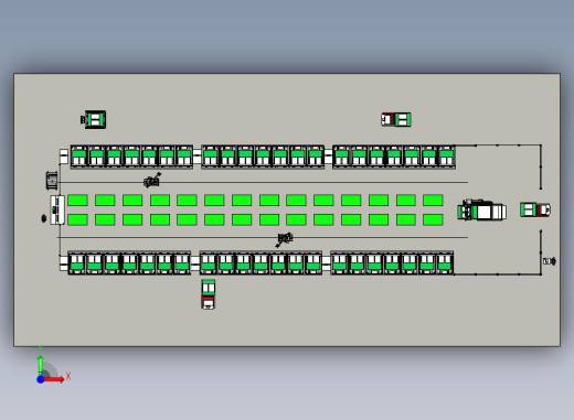 电池充电测试流水线step格式前视缩略图