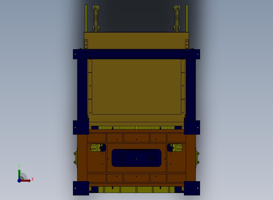 A60-液压制砖机前视图