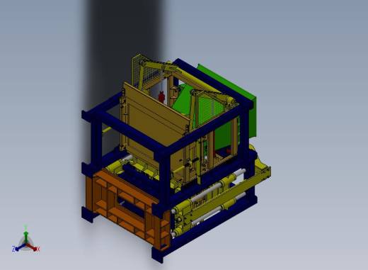 A60-液压制砖机正等轴测缩略图