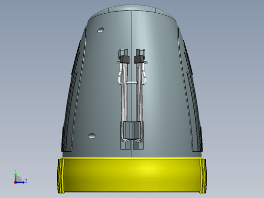 手持聚光灯手电筒模型3D图纸 STEP格式左视缩略图