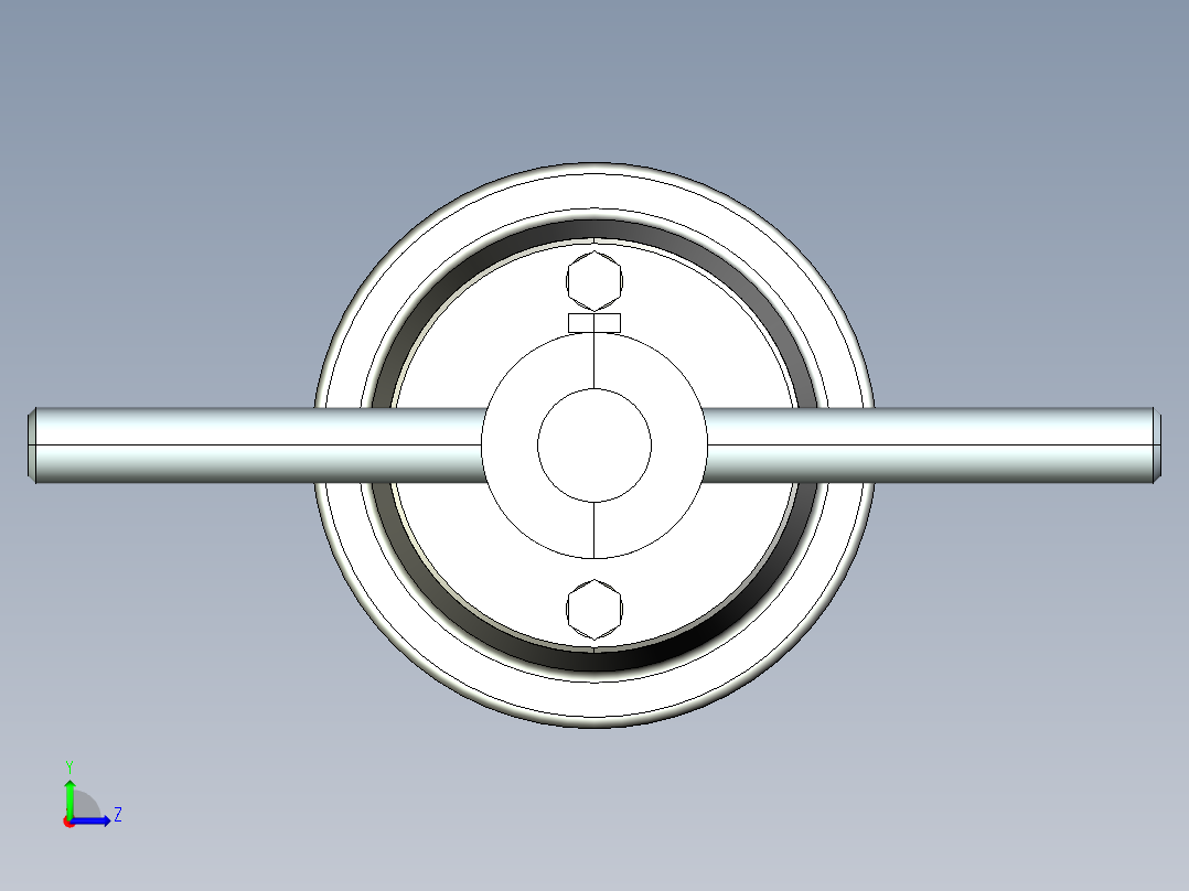 千斤顶装配图零件图3D模型proe左视图