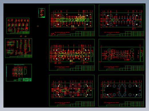 两套完整级进模（CAD图挡）
