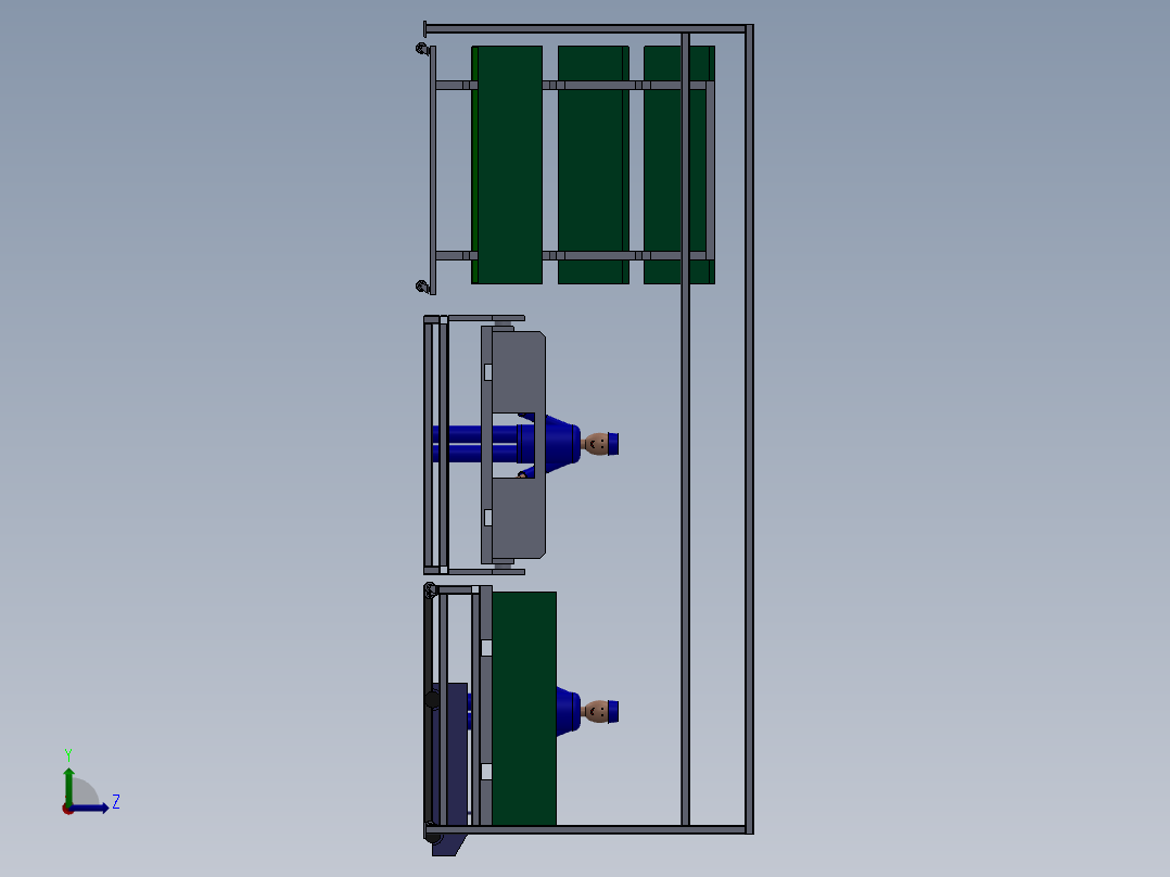 箱体装配左视图