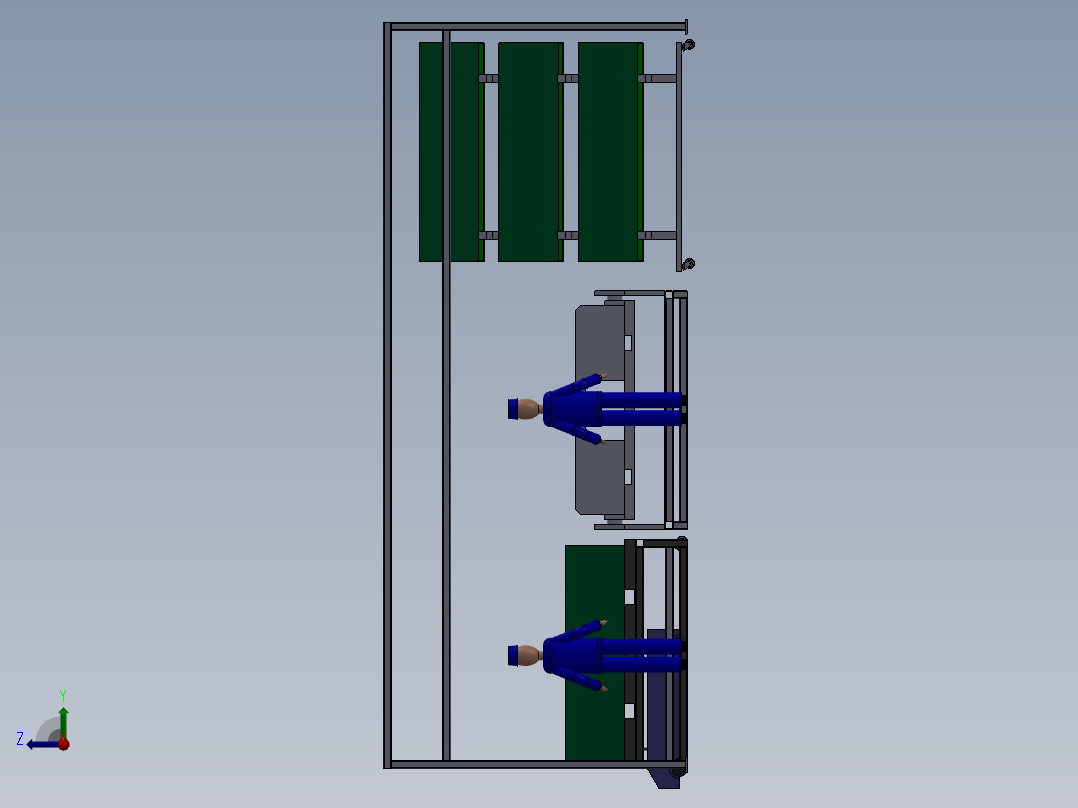 箱体装配右视图