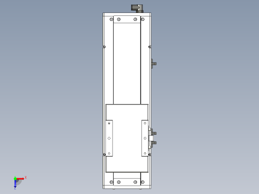 Toyo东佑达直线模组-ECH14-200-BM-200W俯视缩略图