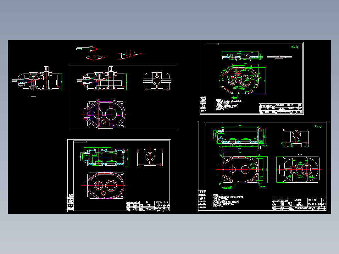 轮碾式混料机（精品全套CAD详细图）