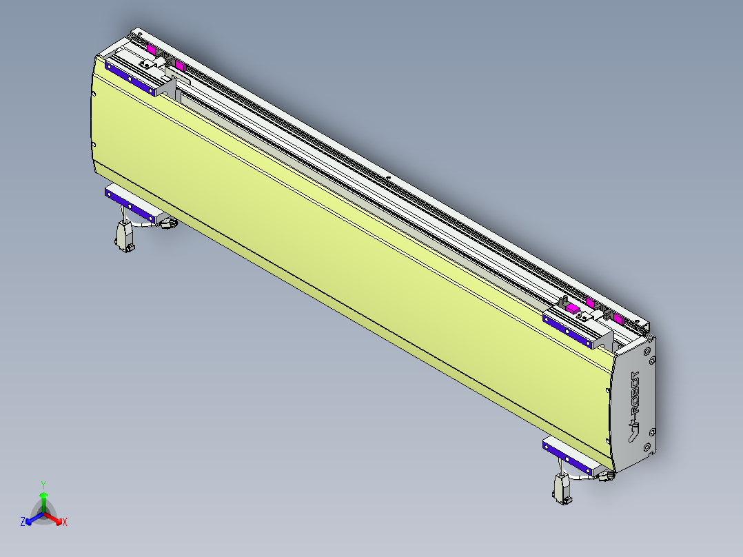 威洛博VL系列3d模型模组2VL22H1Y-S800正等轴测图
