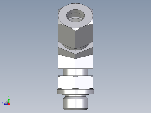 卡套式工业通用硬管接头EO_Adjustable_locknut_45_deg_elbow_VEE10LMCF右视缩略图