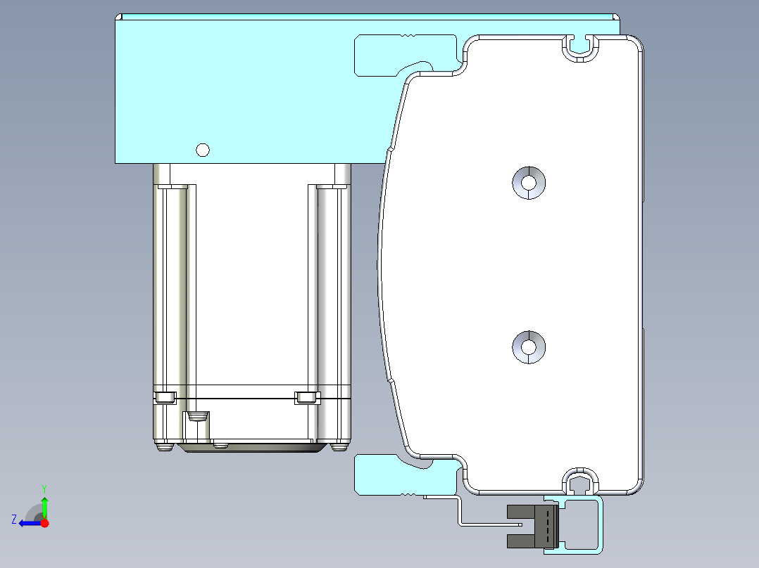 威洛博VBF同步带传动一般环境VBF14-L45-S1450-BRU-ZP40-C3右视图