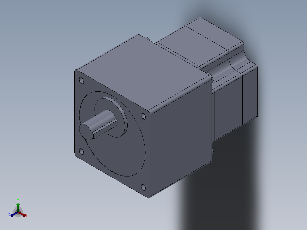 信农-特殊行星减速机正等轴测图