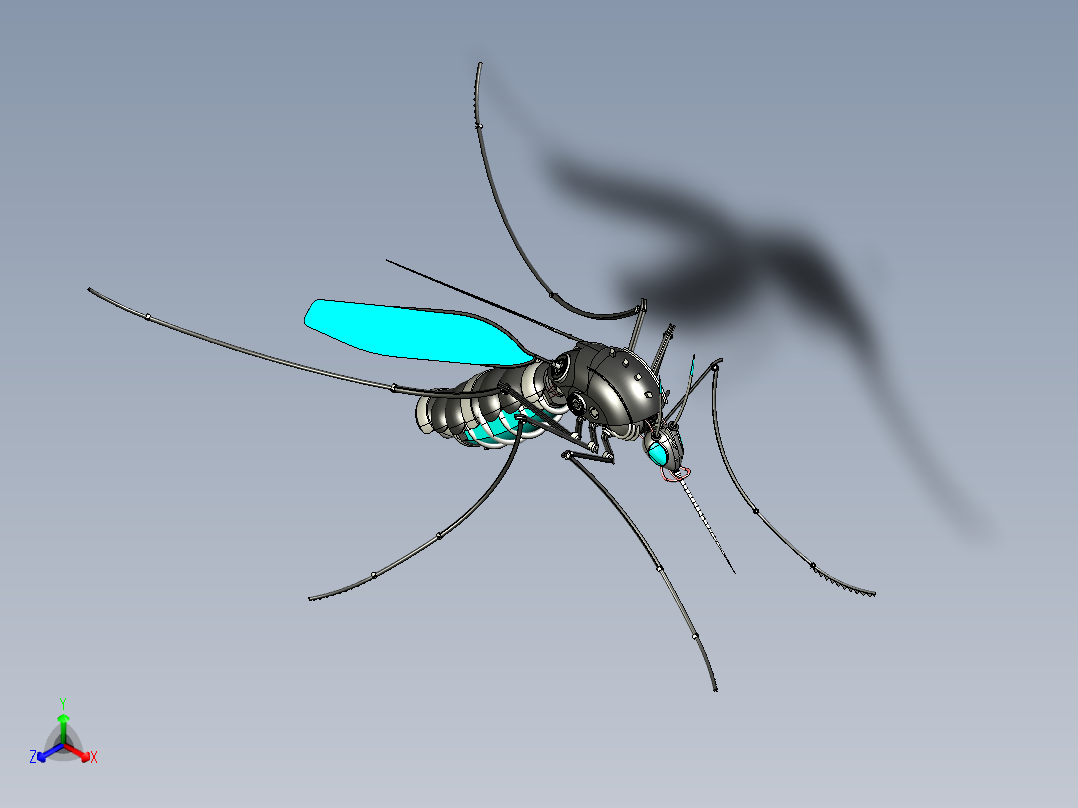 蚊子黑仔机器人